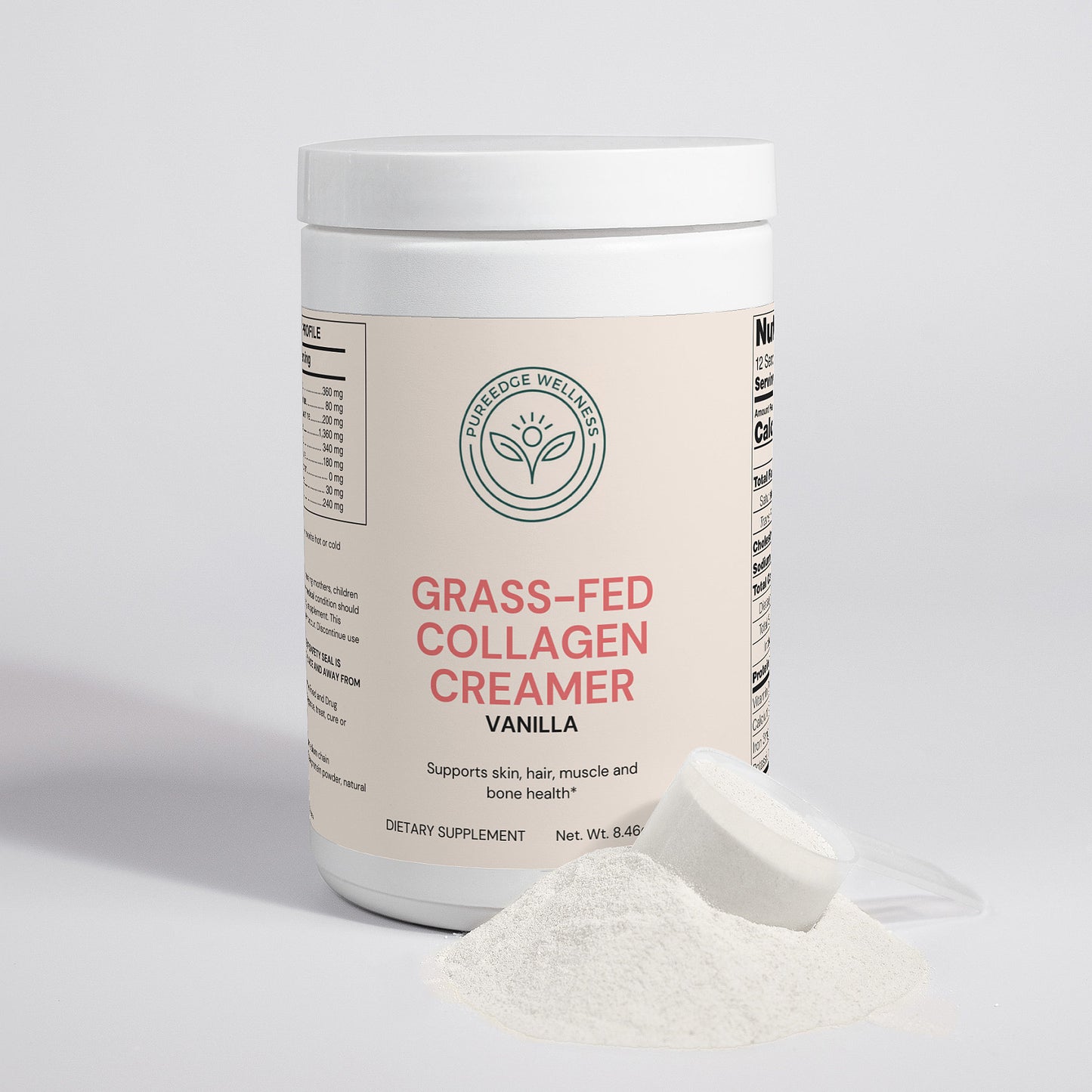 Grass-Fed Collagen Creamer (Vanilla)