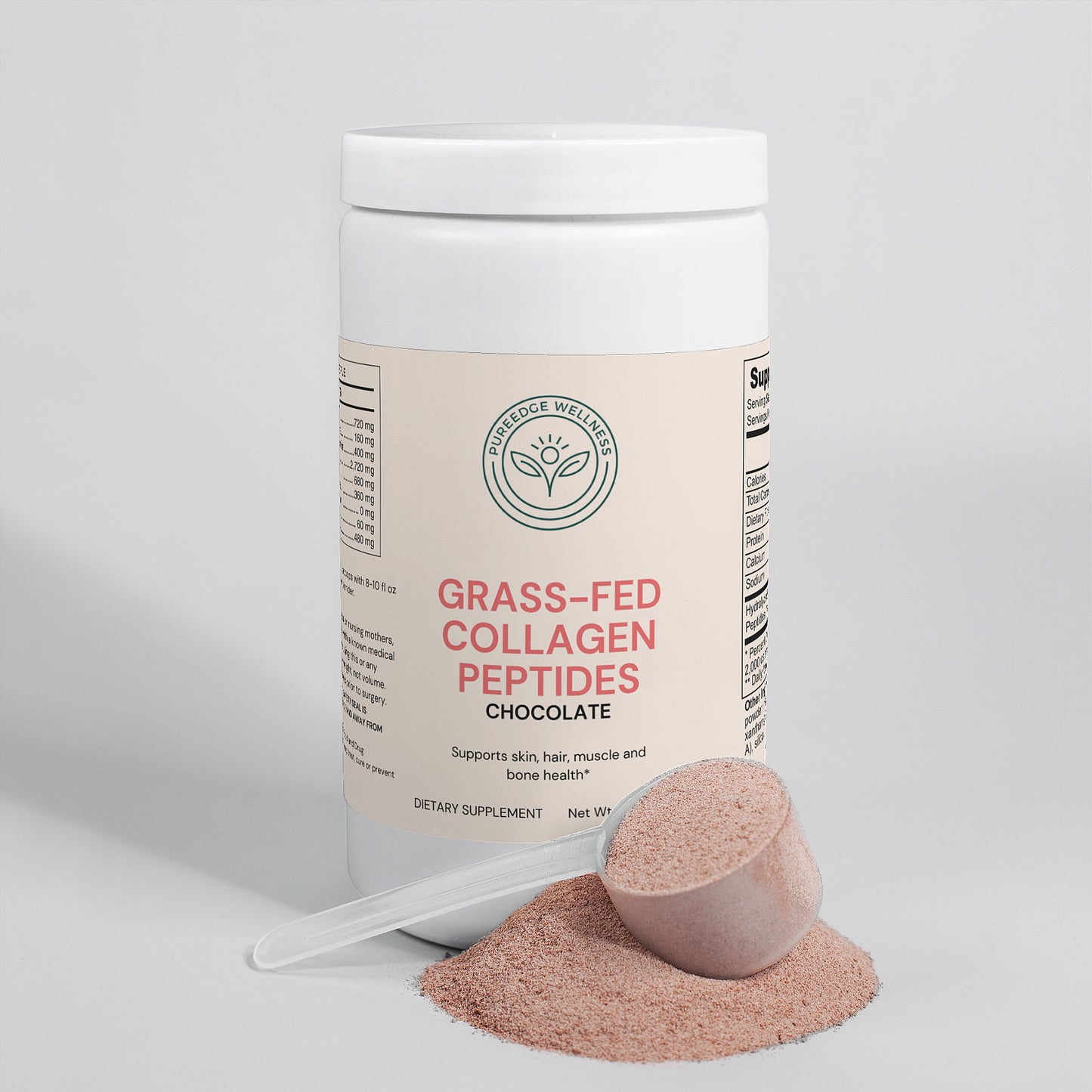 Grass-Fed Collagen Peptides Powder (Chocolate)