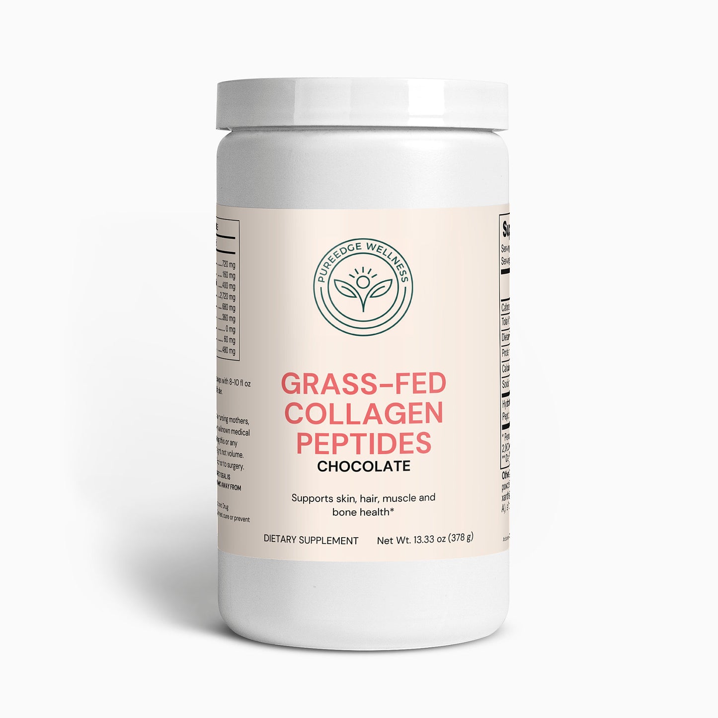 Grass-Fed Collagen Peptides Powder (Chocolate)